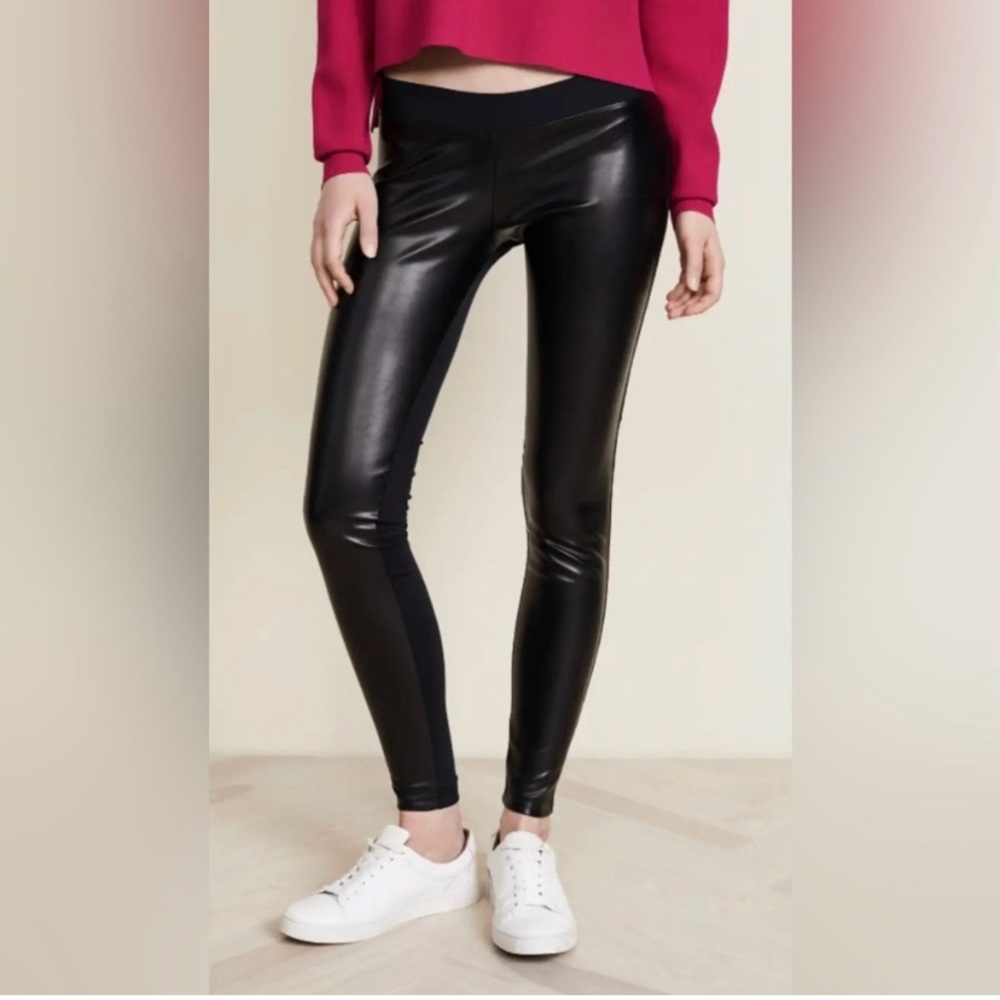 Hatch The Night Out Maternity Faux Leather Leggings, Size Medium